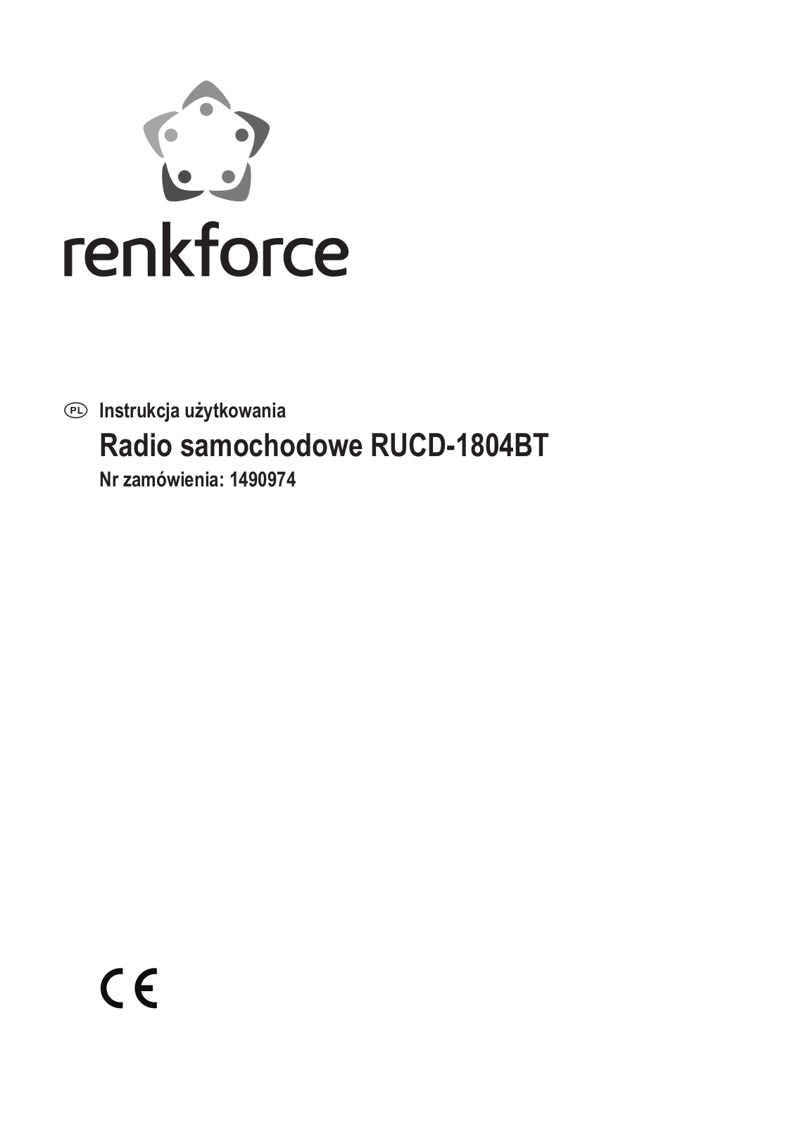 Renkforce 1490974 Operating Instructions