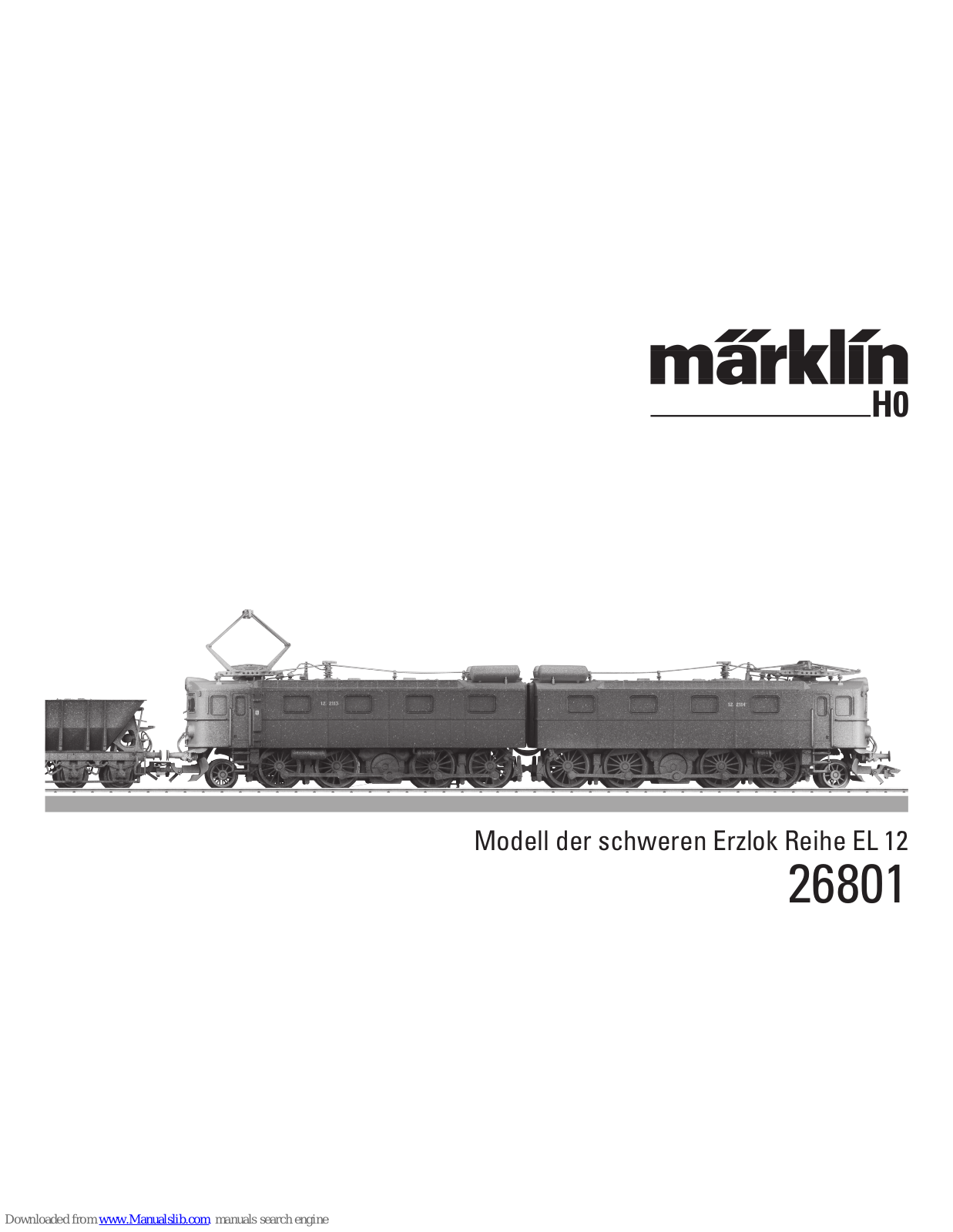 marklin 26801, 37756 User Manual