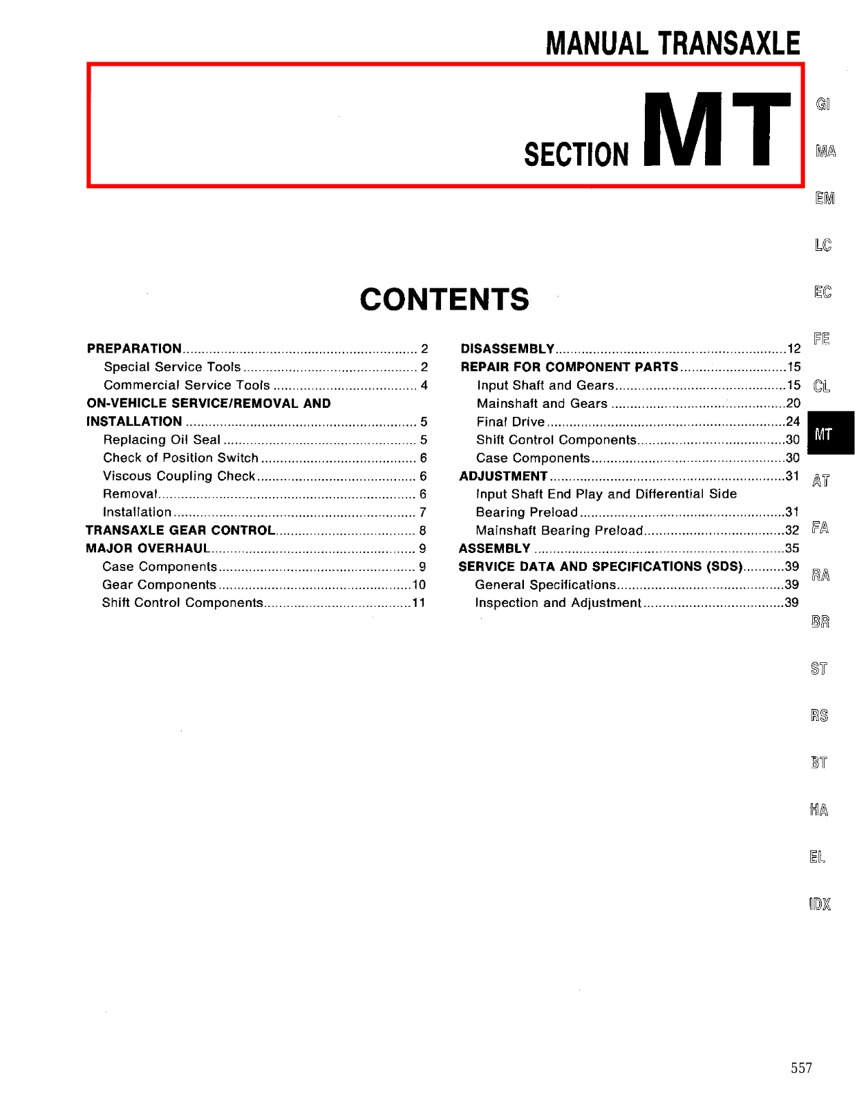 Infiniti I30 1996 Owner's Manual