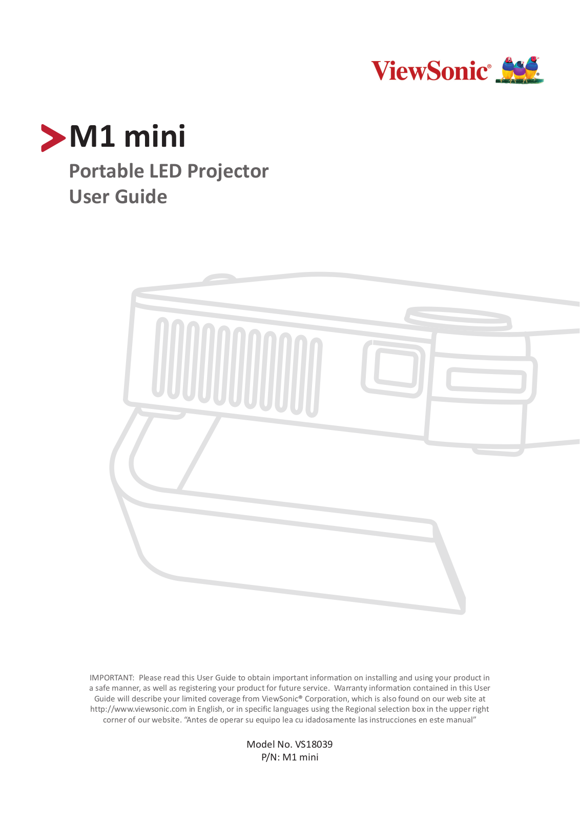 ViewSonic M1 Mini User Manual