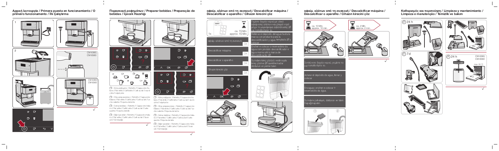 Miele CM 6160, CM 6360, CM 6560 Instructions Manual