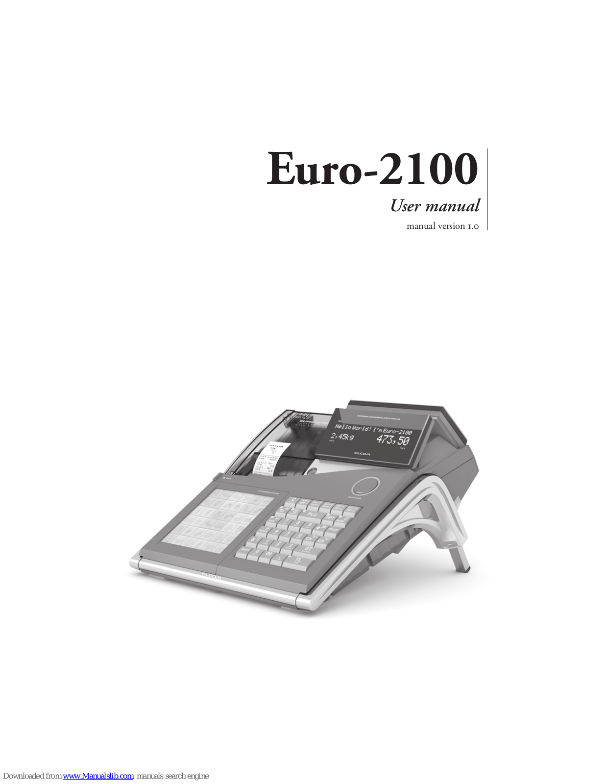 ELCOM Euro-2100 User Manual