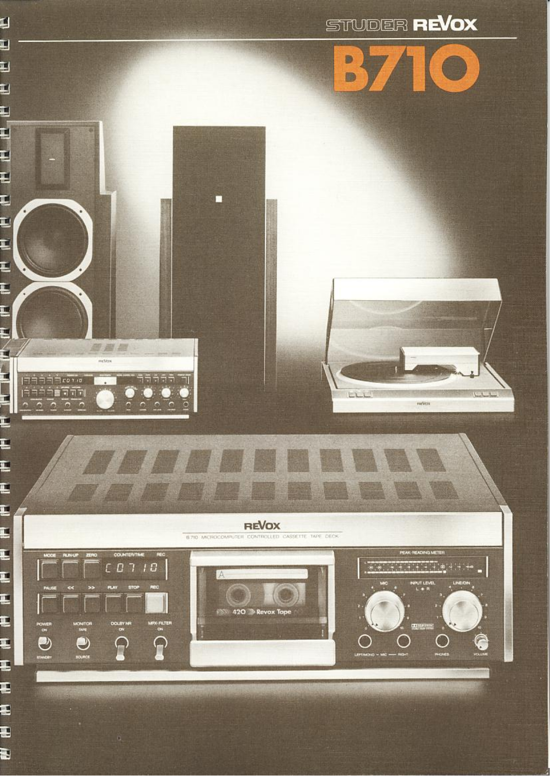 Revox B-710 Owners manual