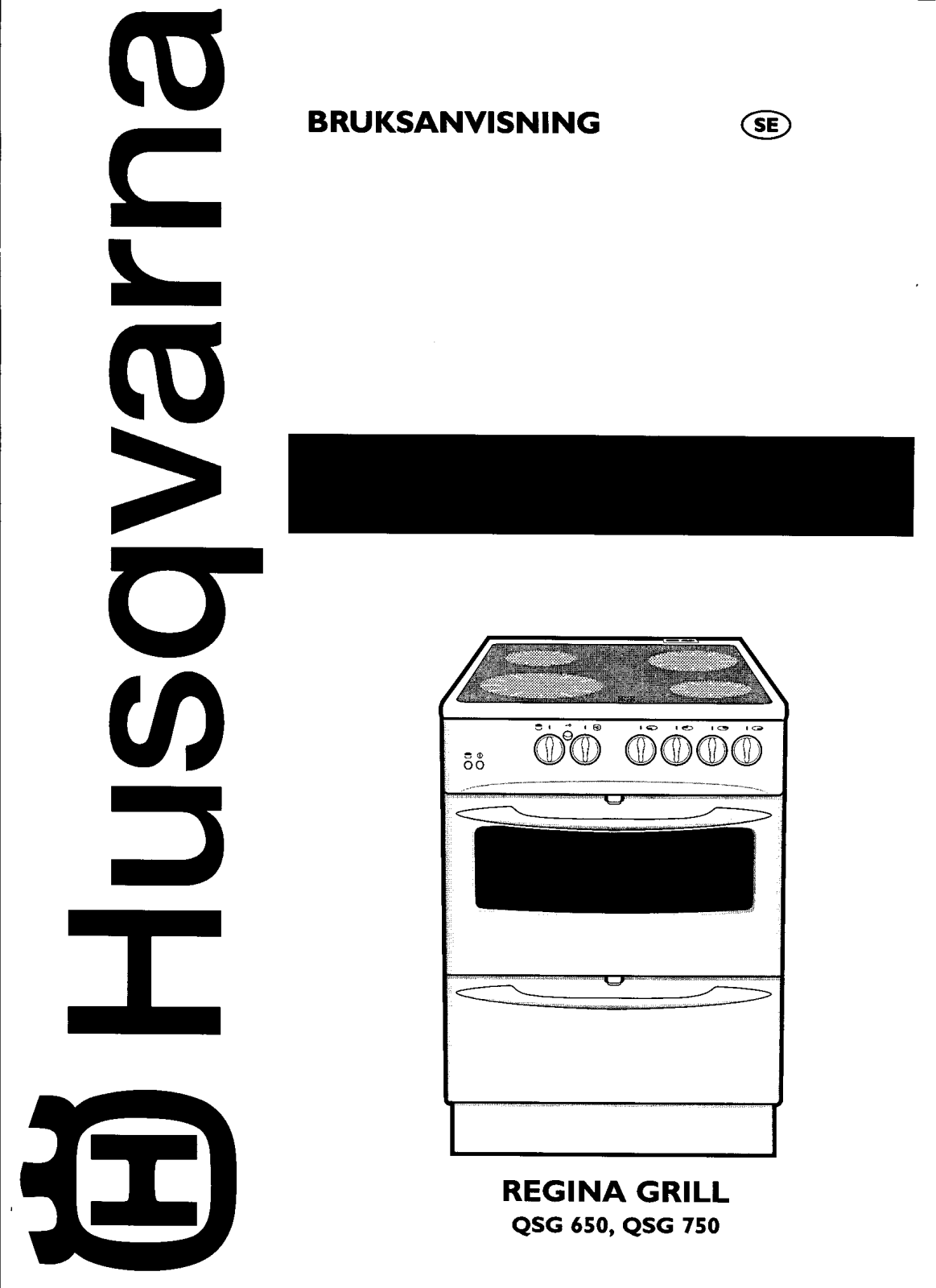 Husqvarna QSG650, QSG750 User Manual