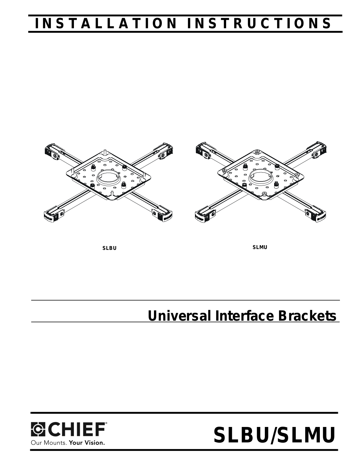 Chief RPMAUW Installation Manual