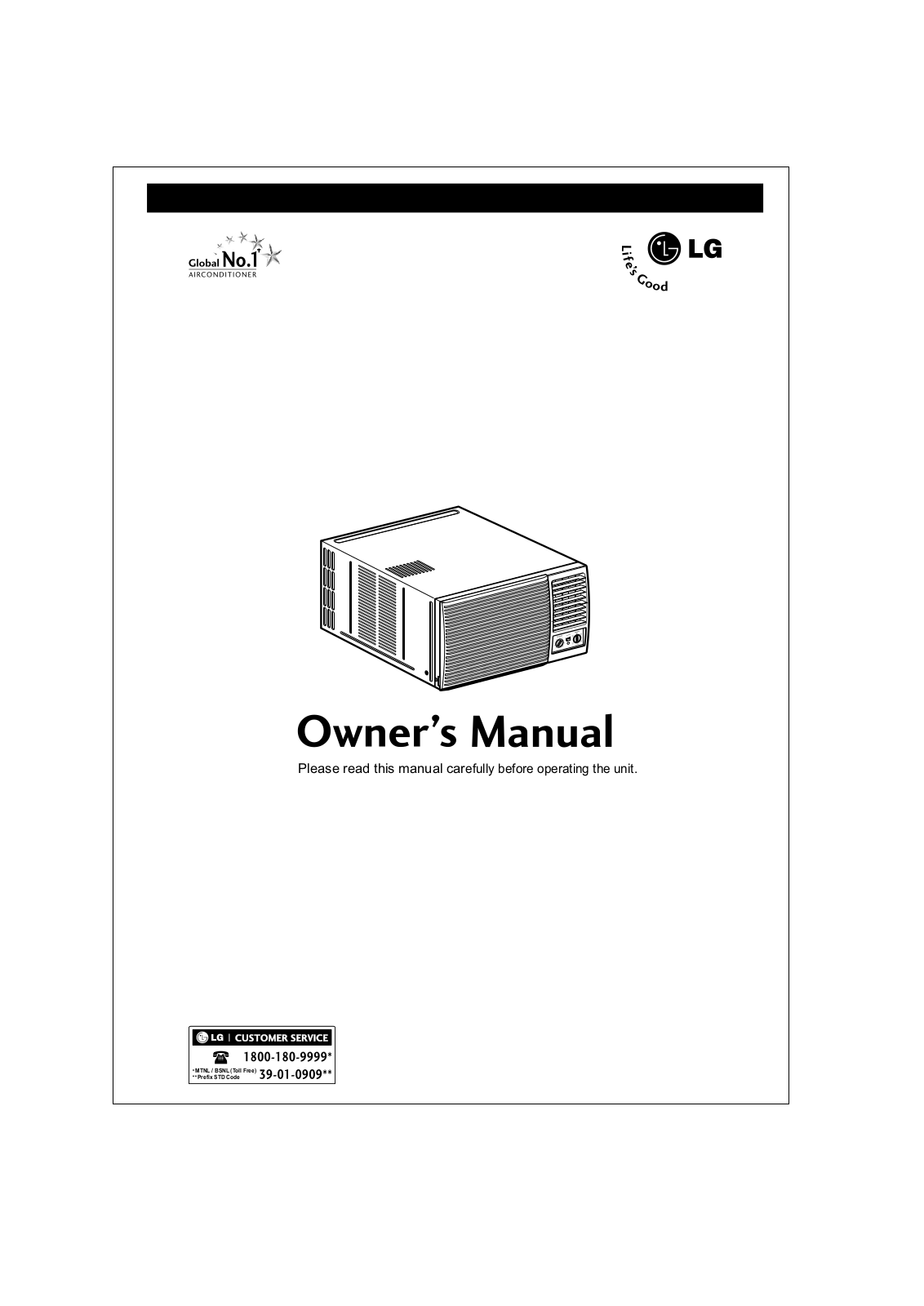 LG LWA3DW3DD1 Owner’s Manual