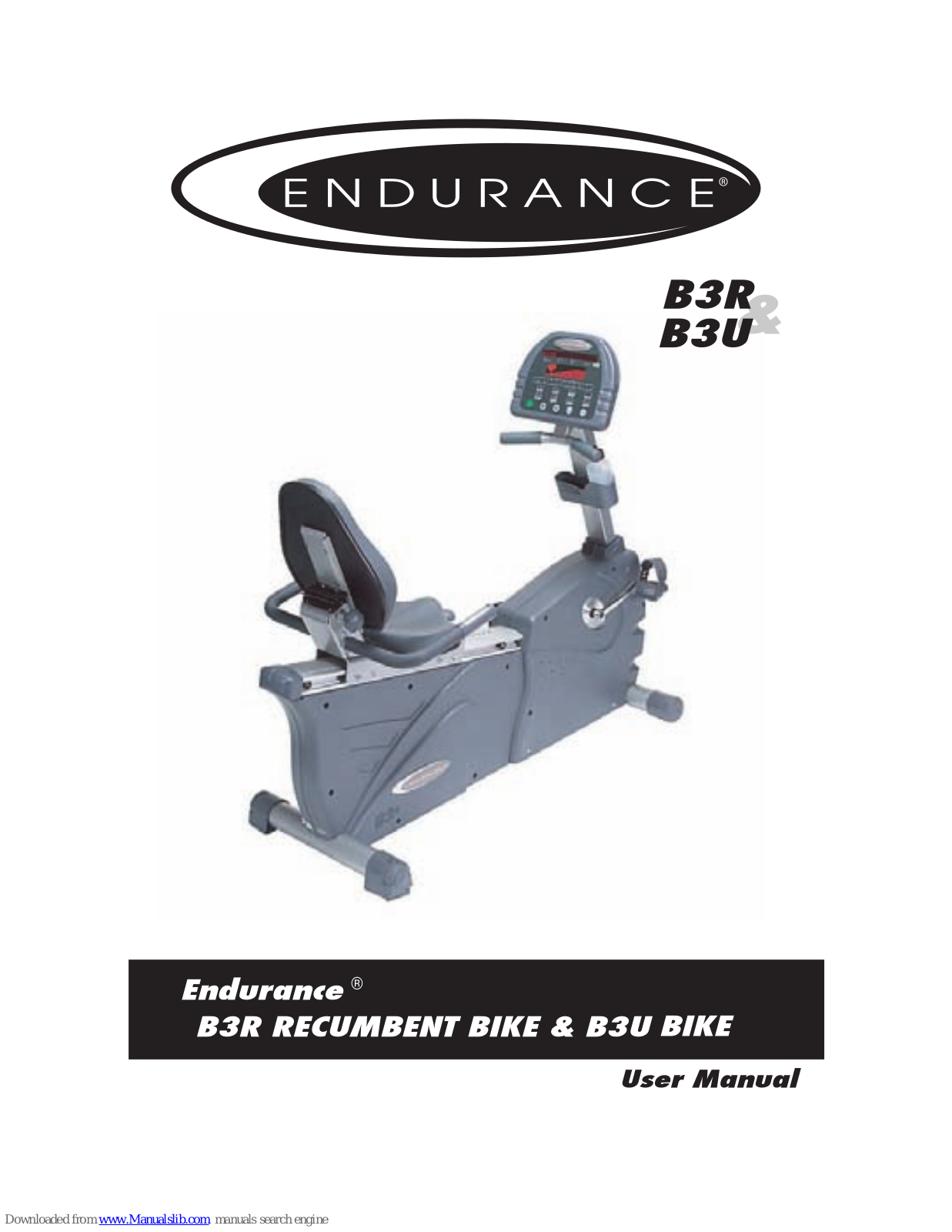 Endurance B3R, B3U User Manual