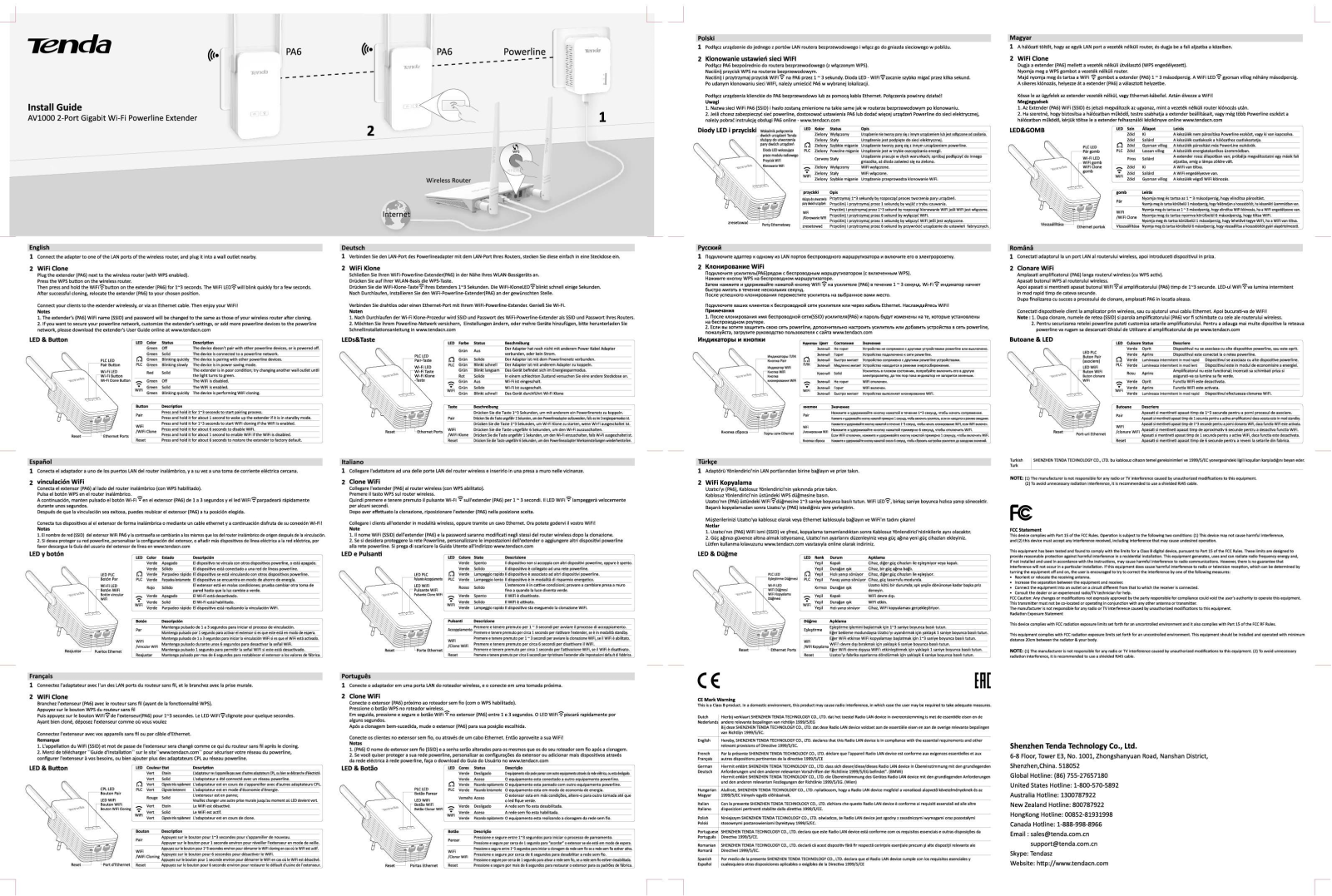 Tenda AV1000 User Manual