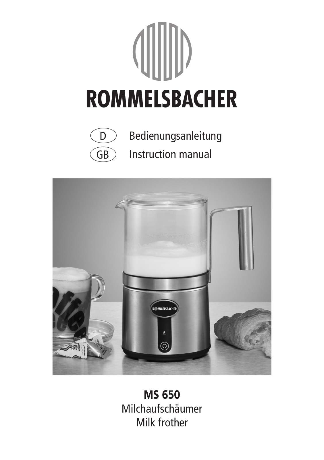 Rommelsbacher MS 650 User guide