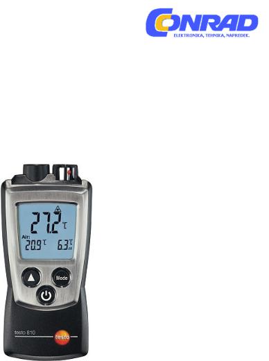 testo 0560 0810 User guide