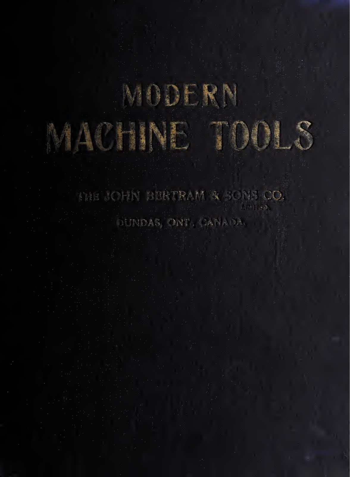John Bertram & Sons John Bertram & Sons Co. - Modern Machine Tools General Line Catalogs - ManualMachine.com