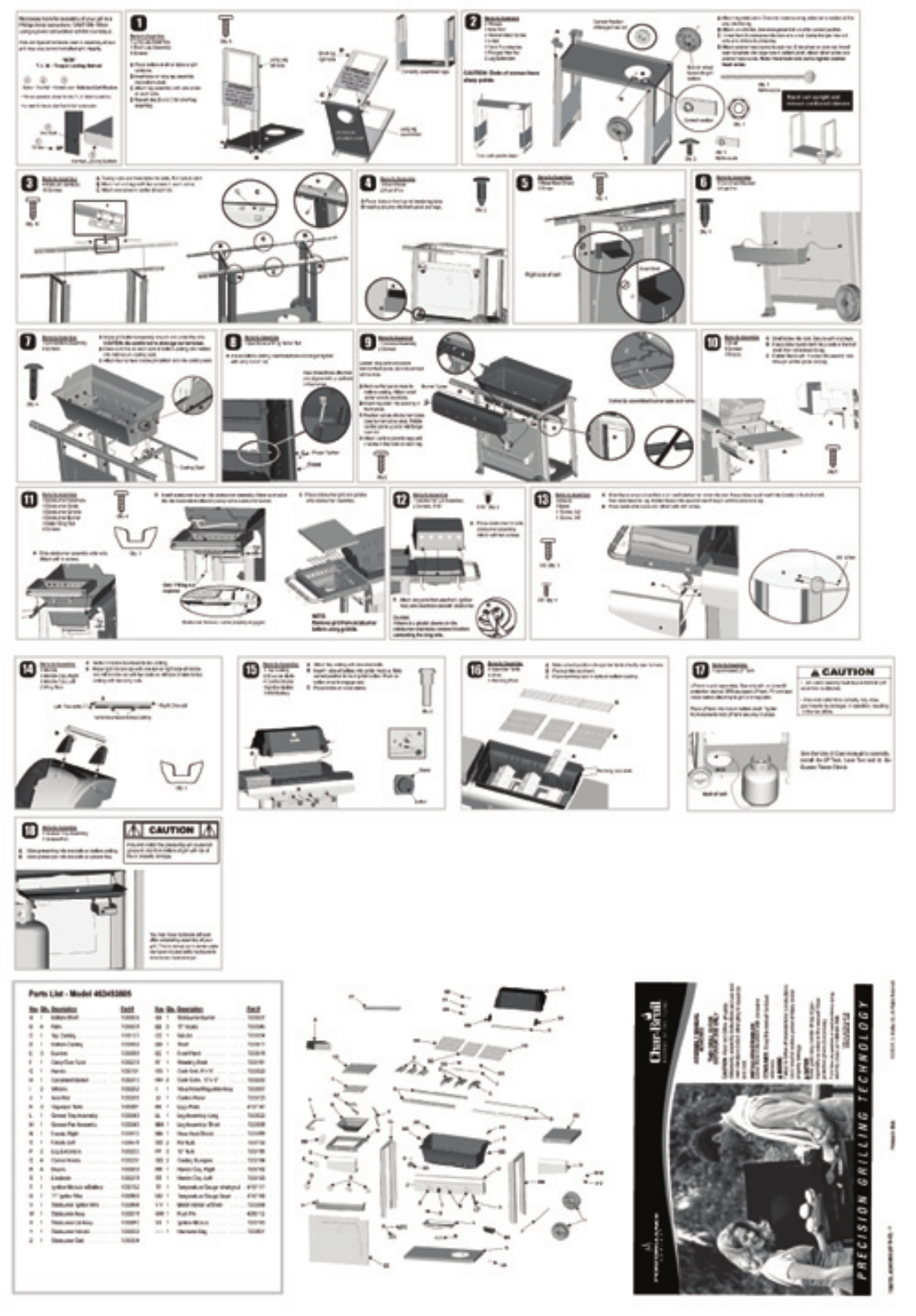 Charbroil 463453805 Owner's Manual