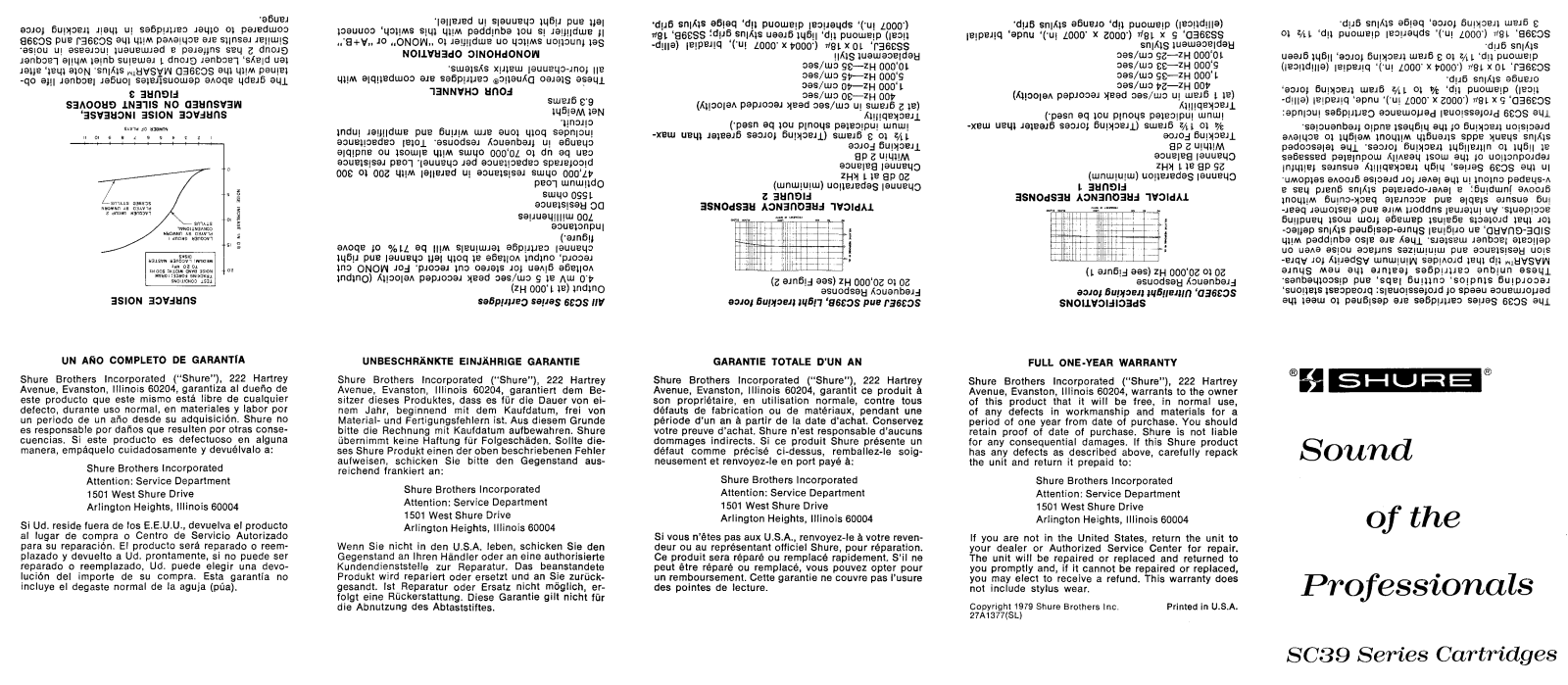Shure SC39 User Manual - ManualMachine.com
