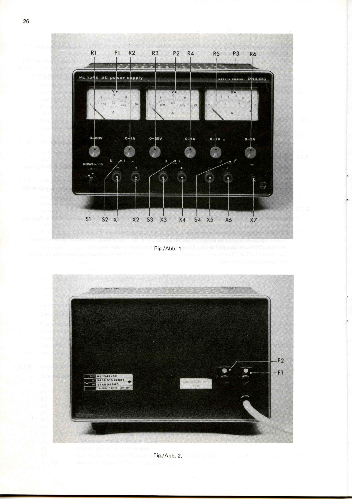 Philips pe1542-1, pe1542, PE1542-S26 User Manual