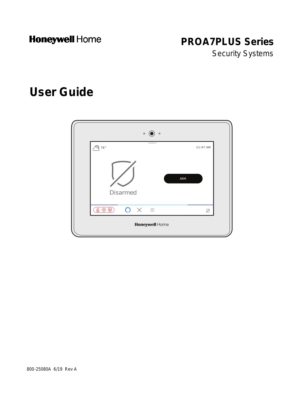 Honeywell PROA7PLUS User Manual