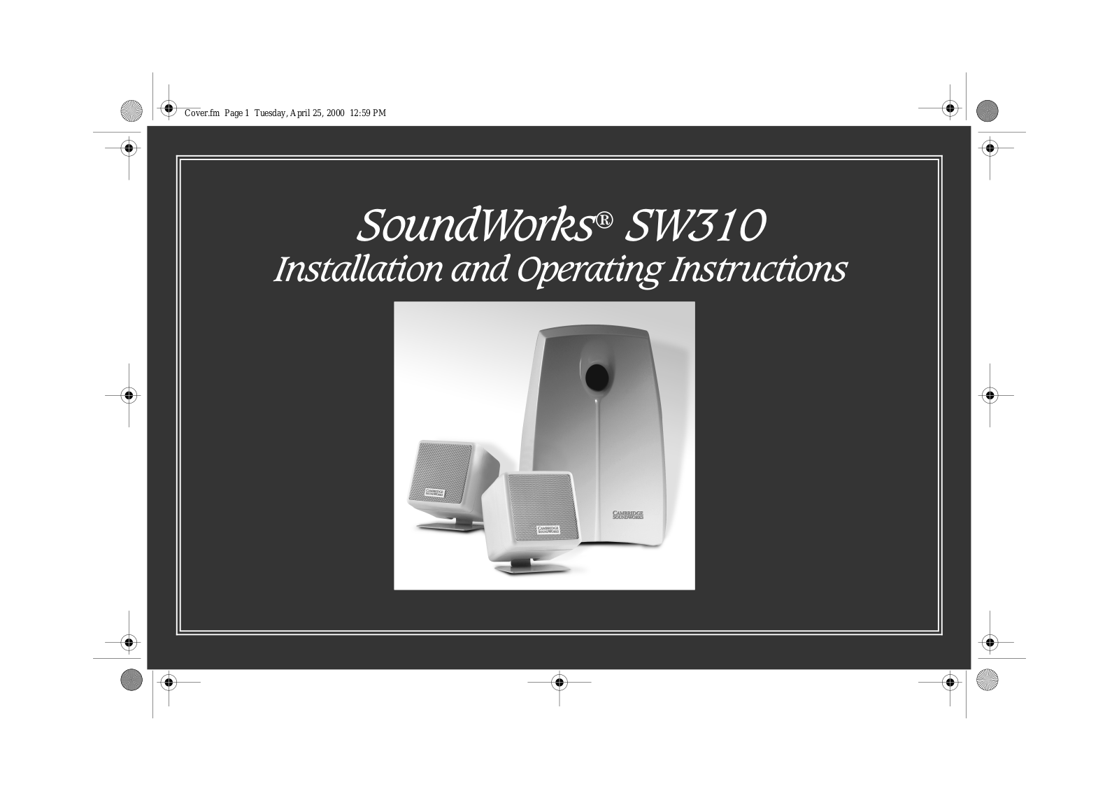 Cambridge Soundworks SoundWorks SW310 User Manual