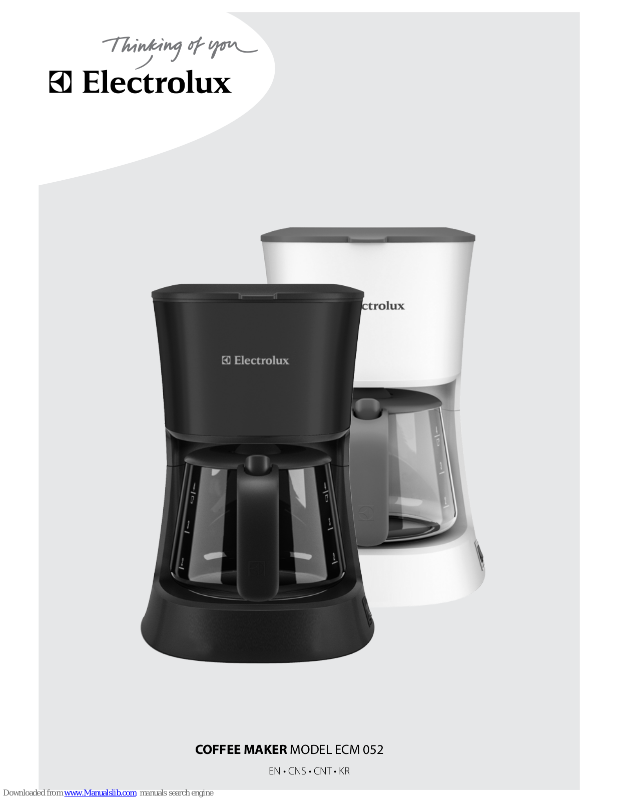 Electrolux ECM052 Instruction Book - ManualMachine.com