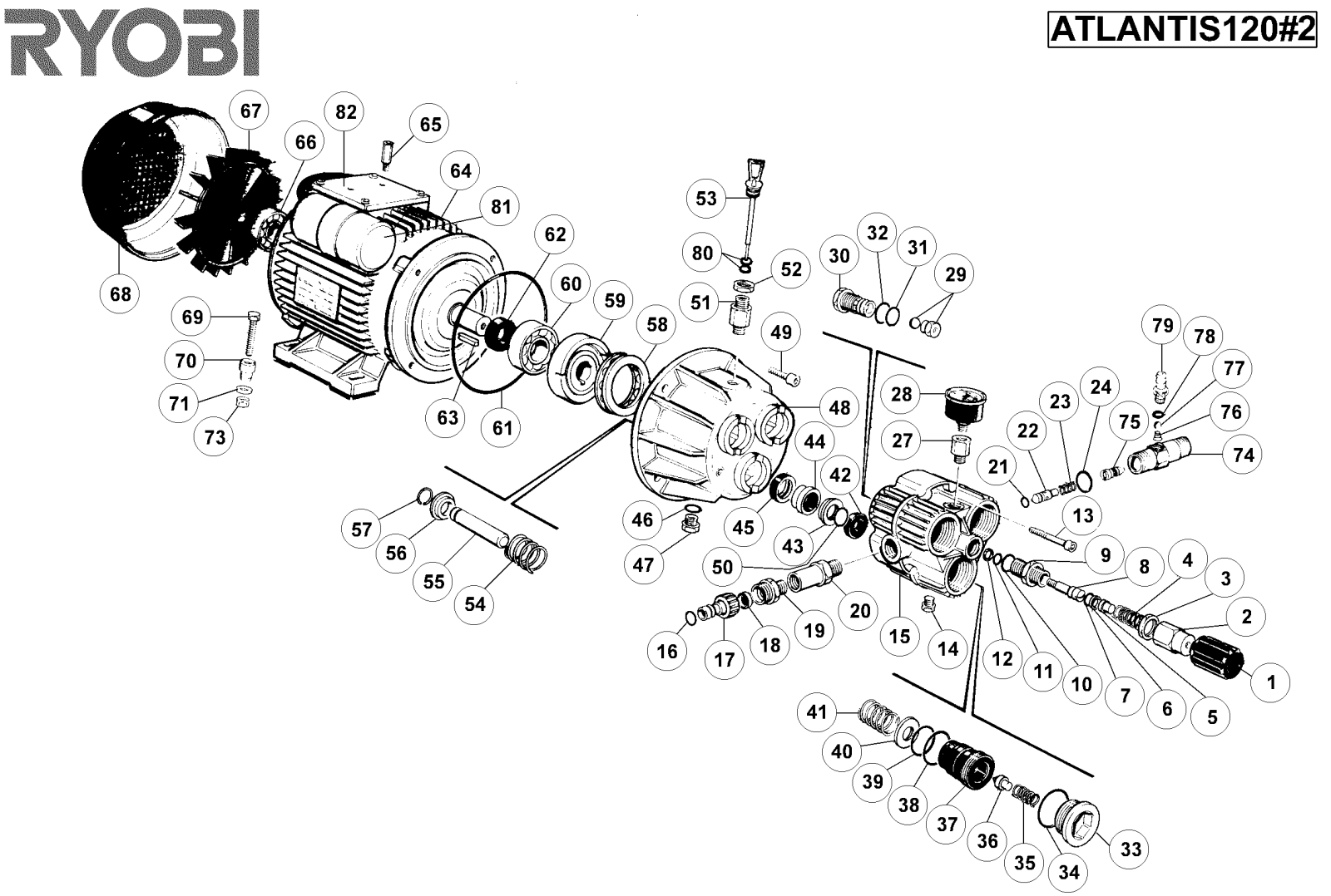 RYOBI ATLANTIS 120-2 User Manual