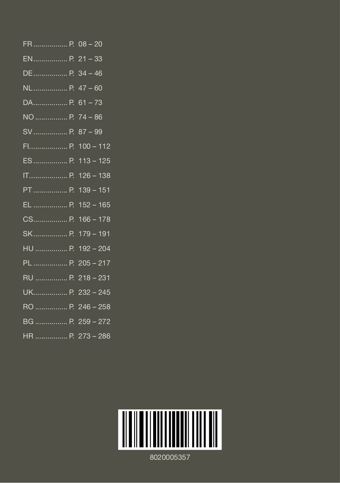 Krups EA 875E operation manual