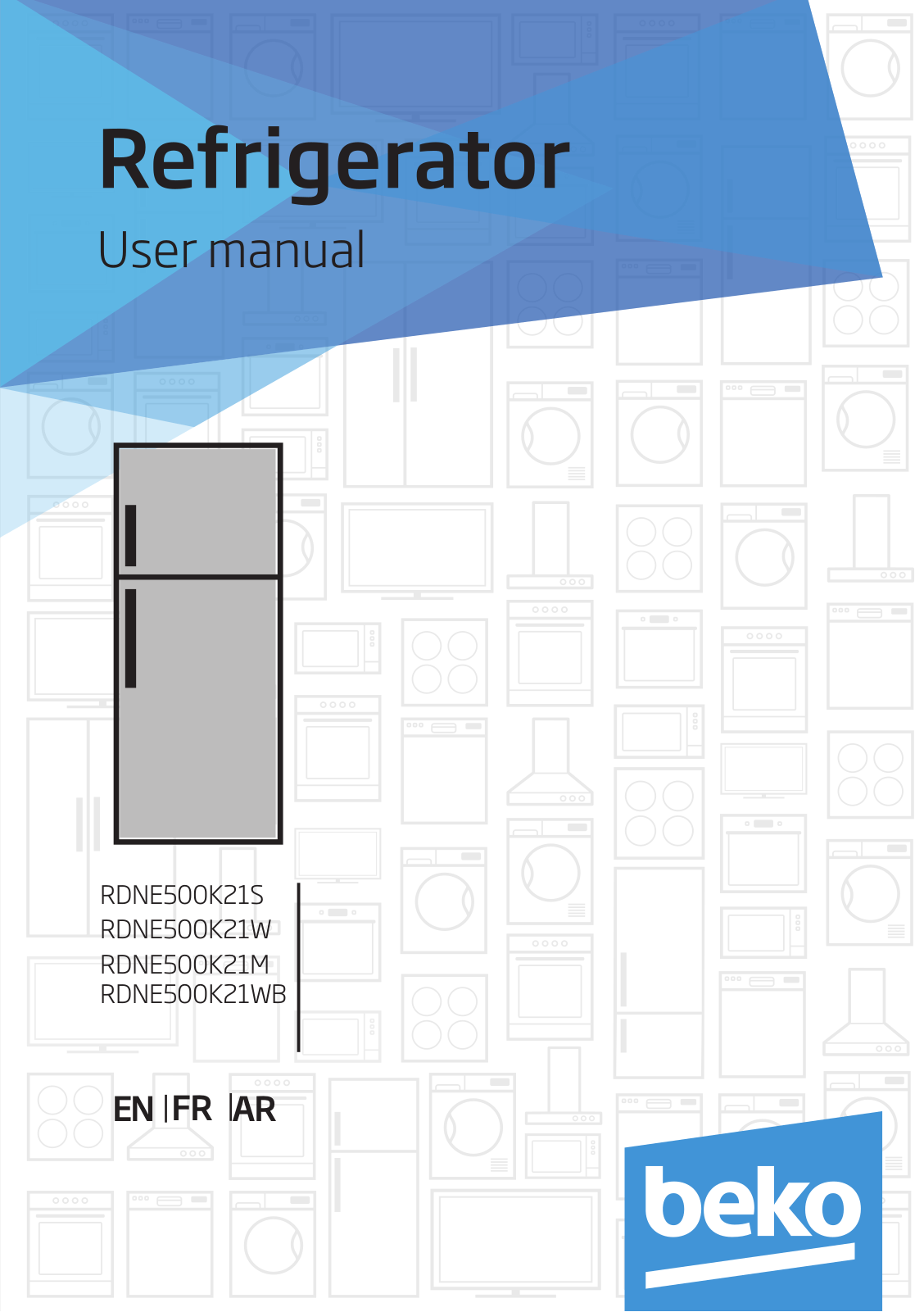 Beko RDNE500K21S, RDNE500K21W, RDNE500K21M, RDNE500K21WB User manual