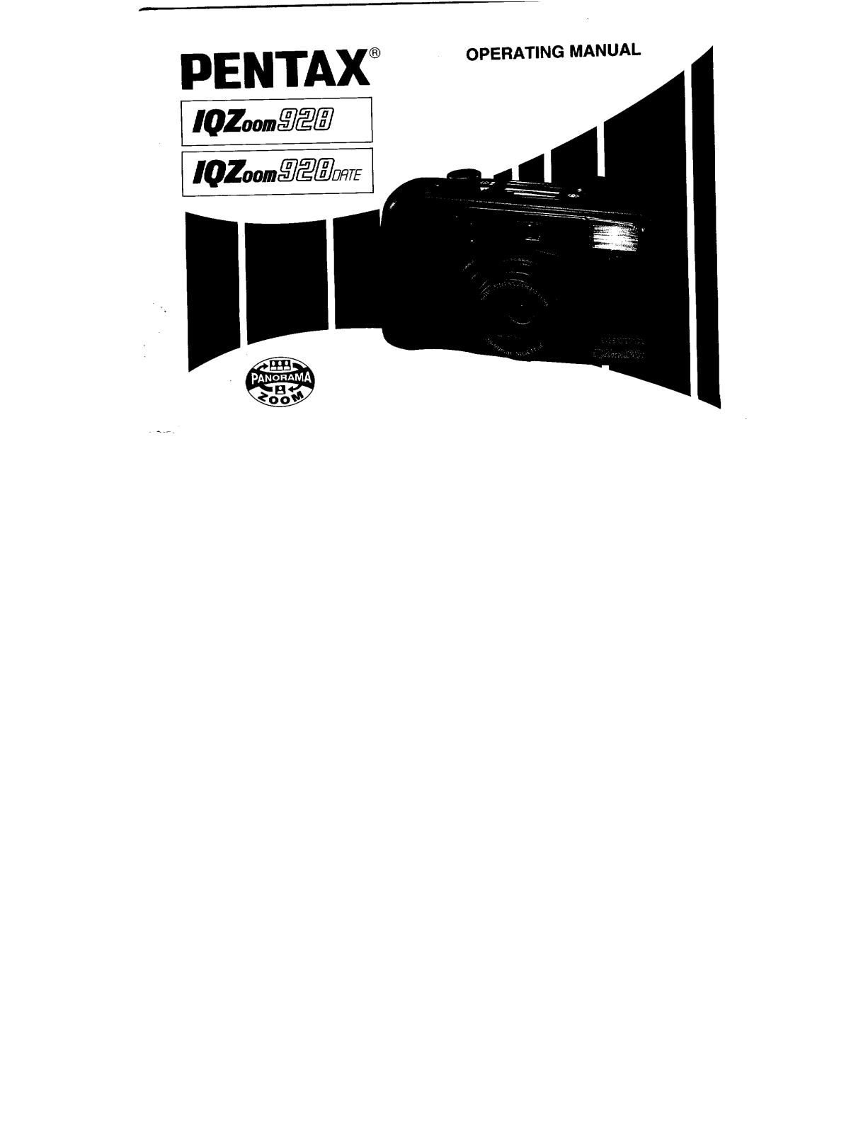 Pentax IQZoom 928 Operating Manual
