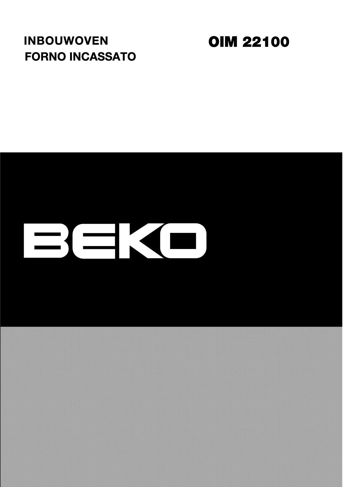 Beko OIM 22100 User Manual