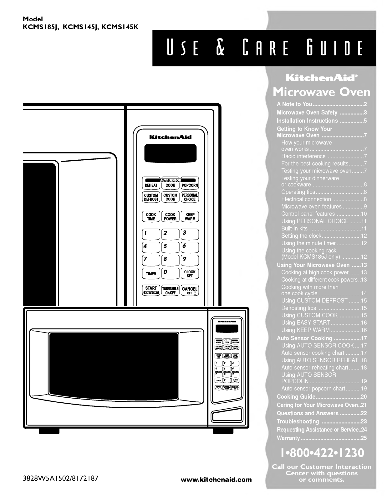 LG KCMS145KBU, KCMS185JWH-2, KCMS185JBT-2, KCMS145JBL-1, KCMS145JWH-0 User Manual