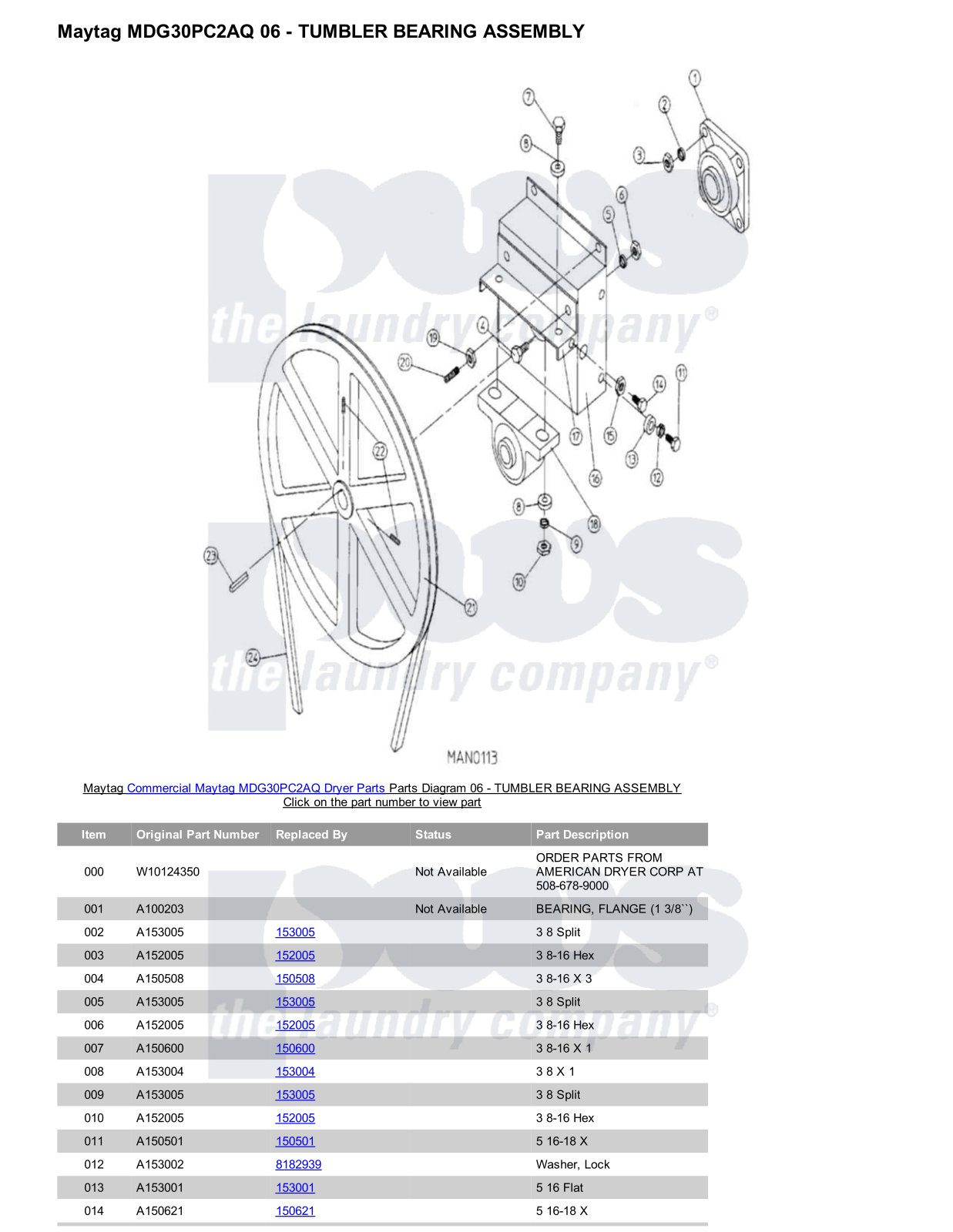 Maytag MDG30PC2AQ Parts Diagram