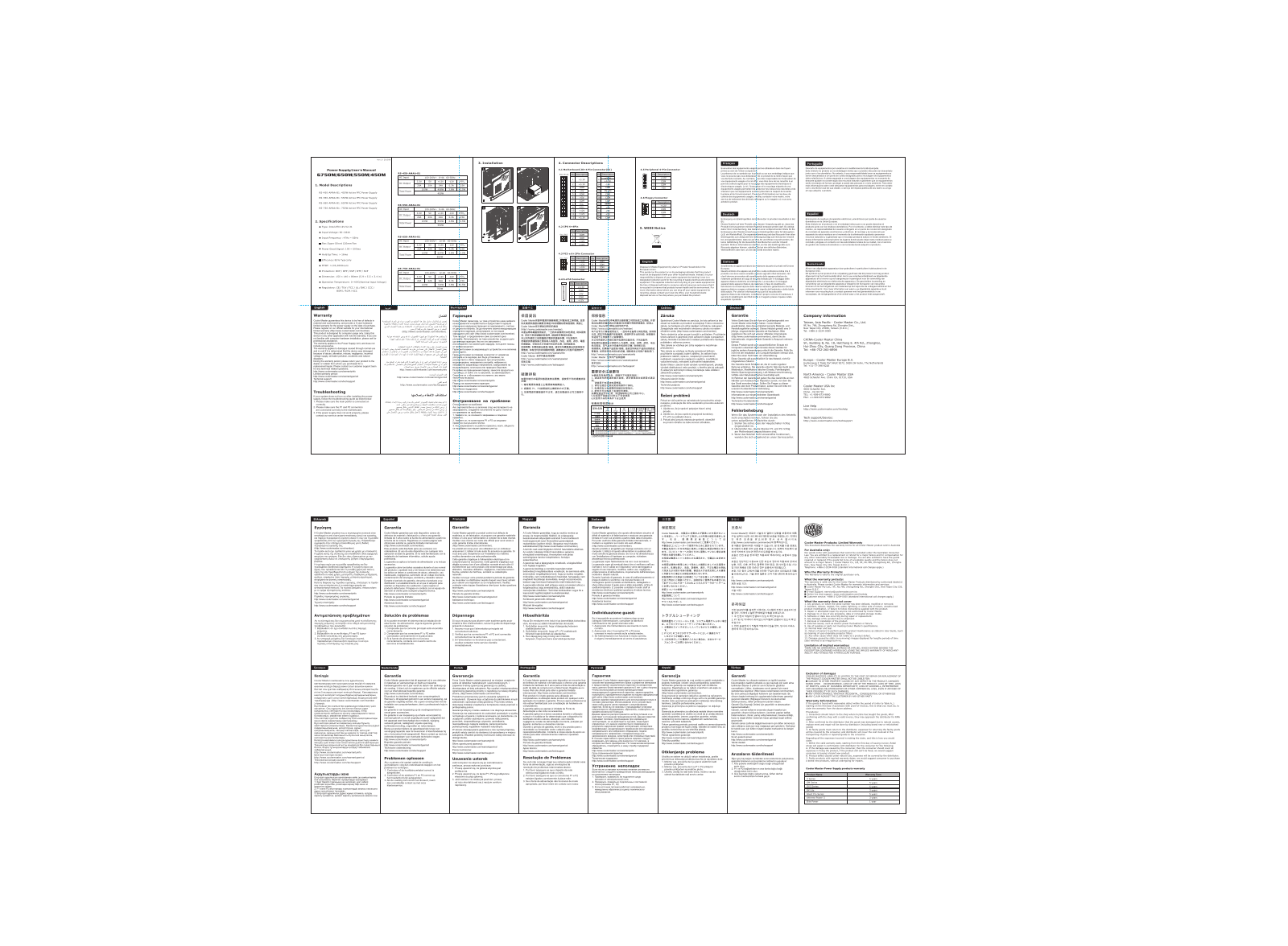 Cooler Master G550M User Manual