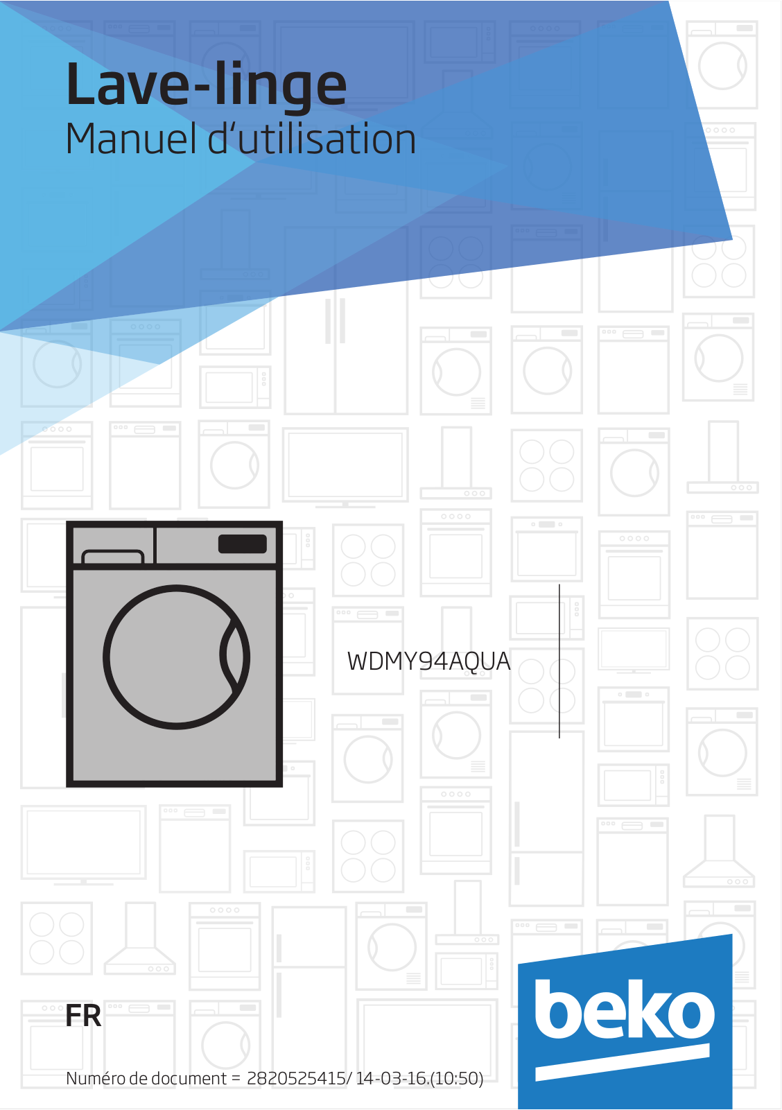 BEKO WDMY94AQUA User Manual