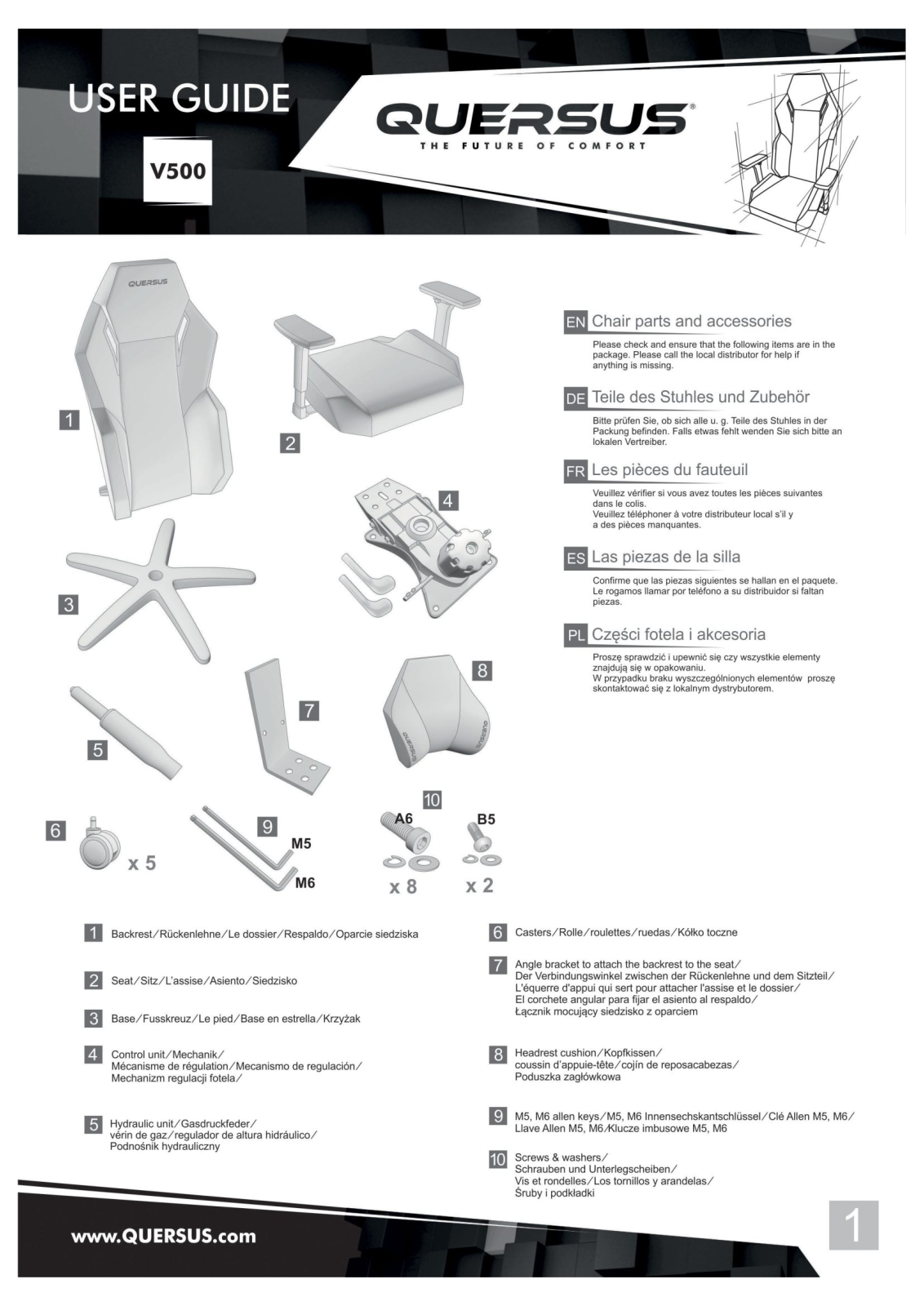 QUERSUS Vaos 501, Vaos 502 User guide - ManualMachine.com