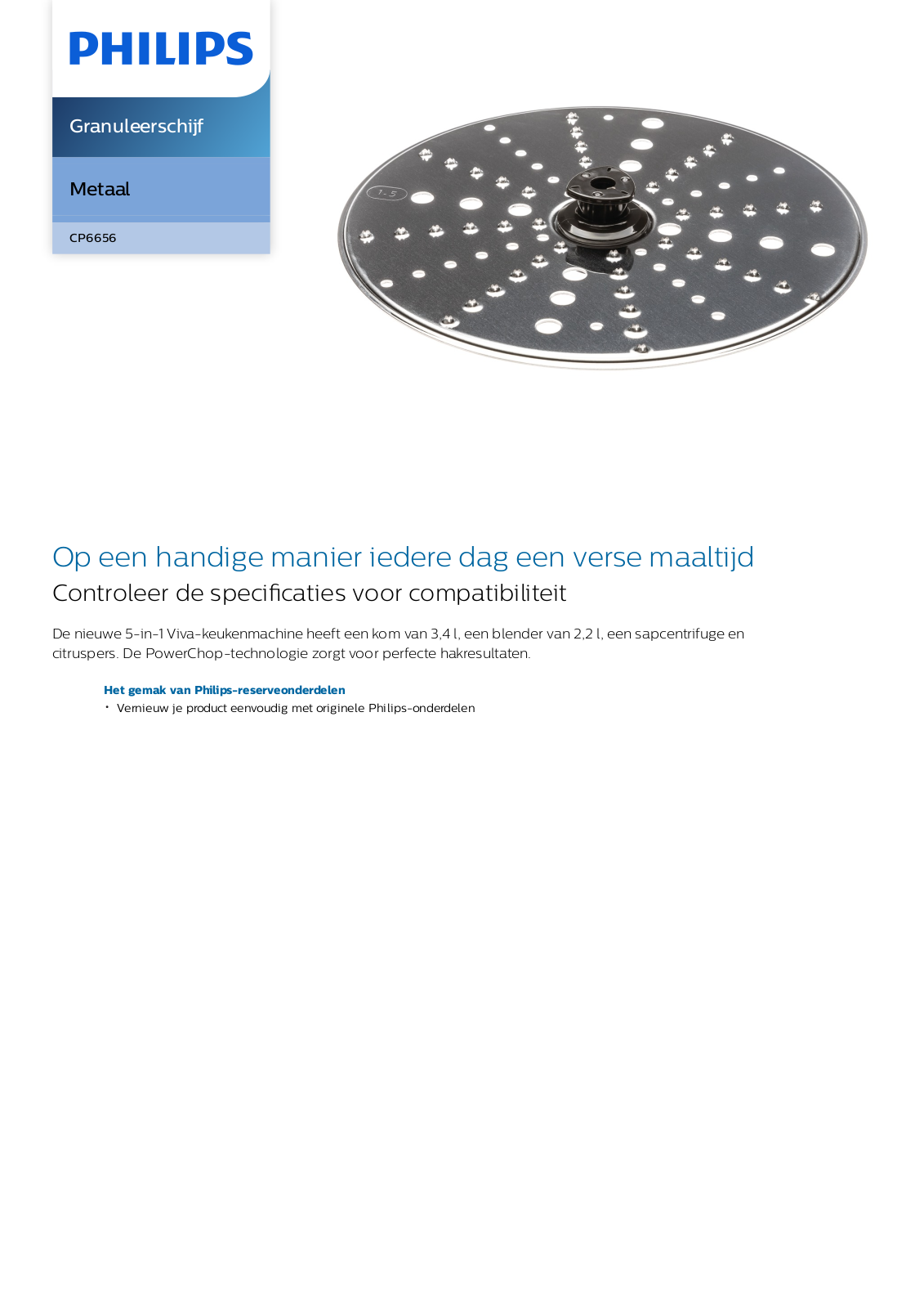 Philips CP6656/01 Leaflet - ManualMachine.com