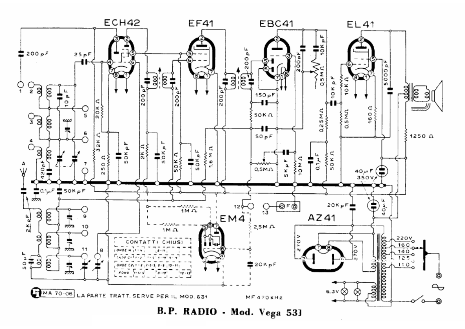 Vega 531631 schematic