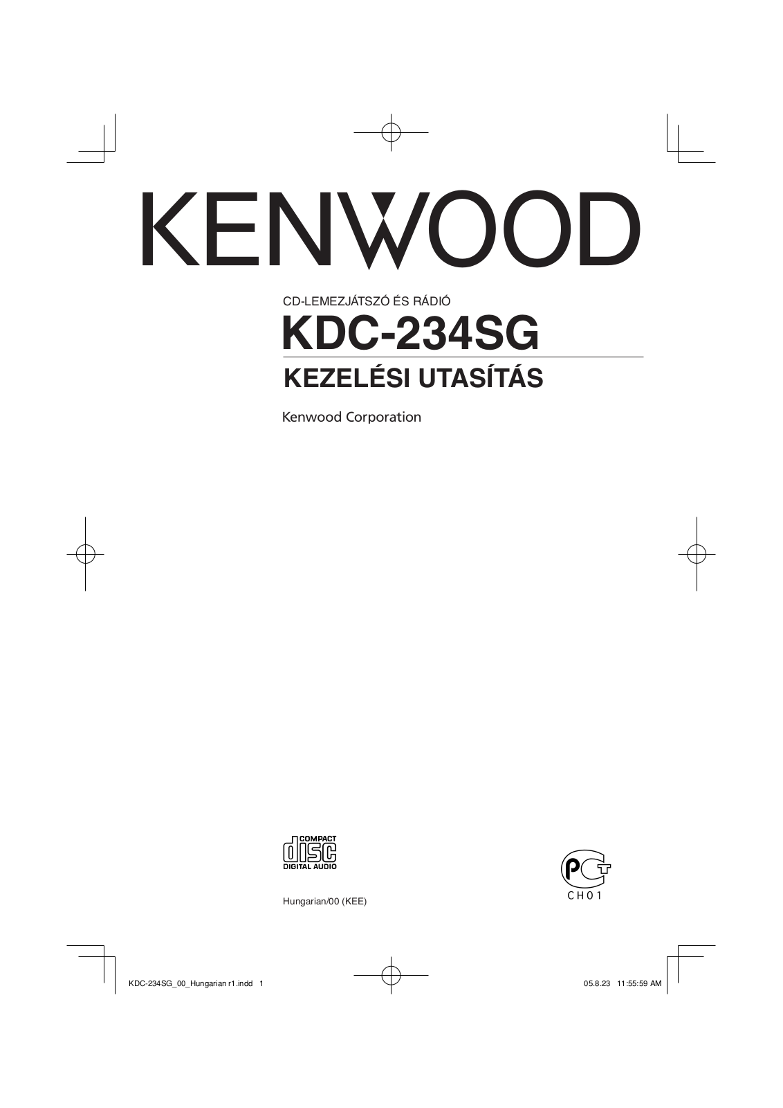 Kenwood KDC-234SG User Manual