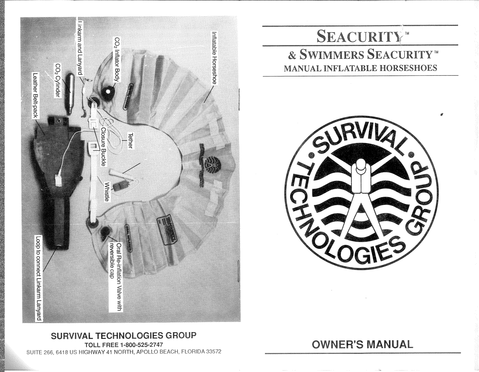 SURVIVAL TECHNOLOGIES B01300, B01310 Owners Manual - ManualMachine.com