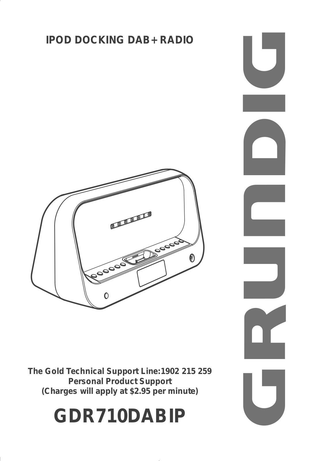 Grundig GDR710DABIP Owner Manual