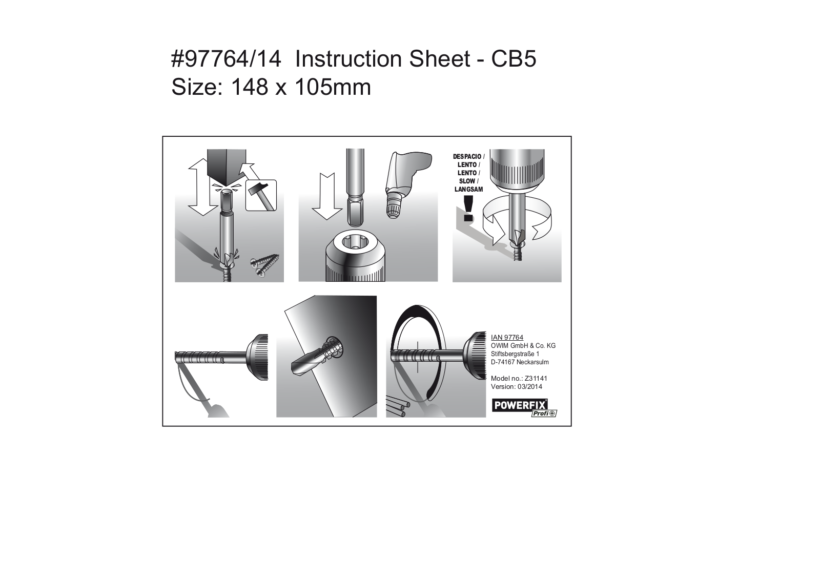 Powerfix Z31141 User Manual