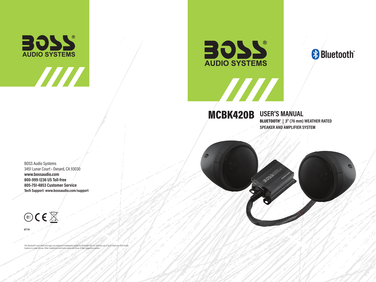 Boss MCBK420B User Manual