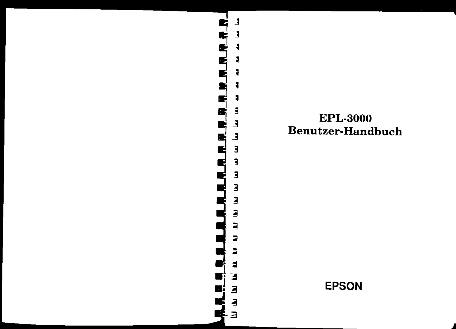 Epson EPL-3000 User Manual