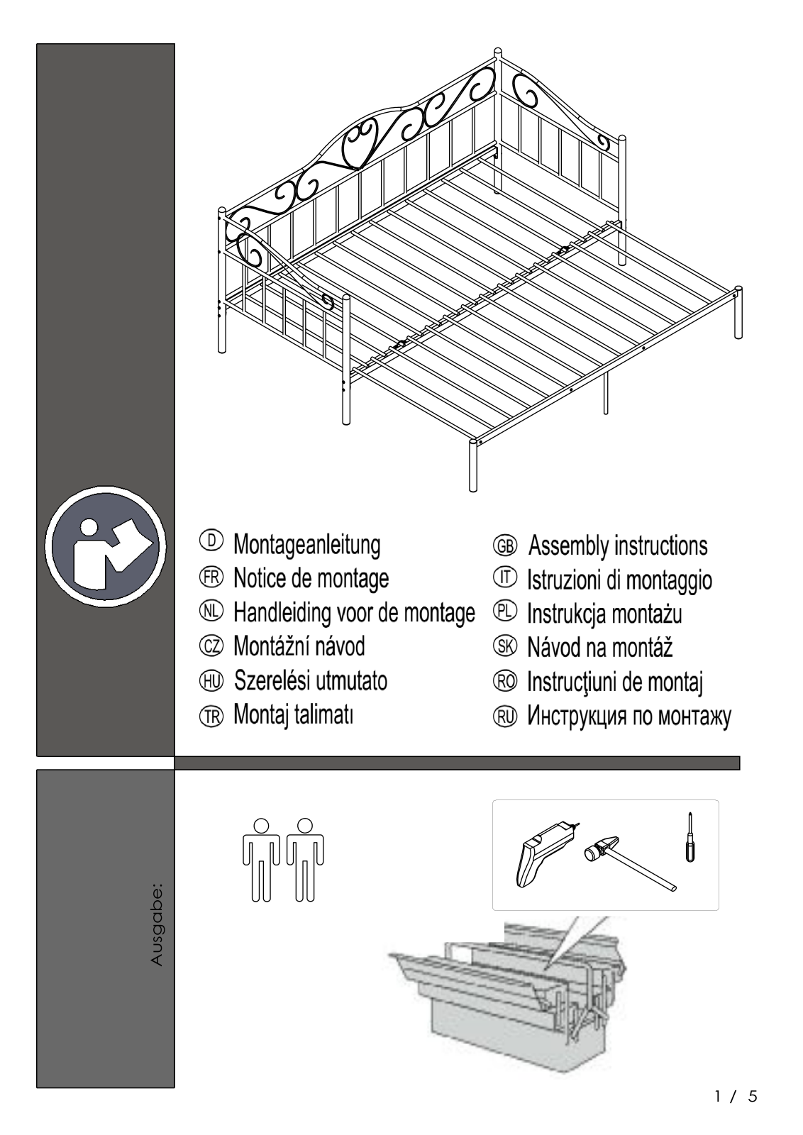 Home affaire Sina Assembly instructions