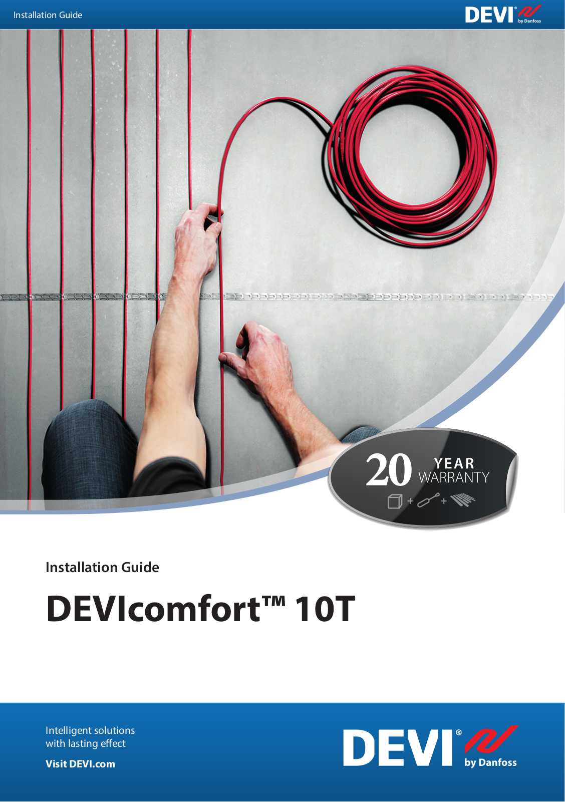 Danfoss DEVIcomfort 10T Installation guide