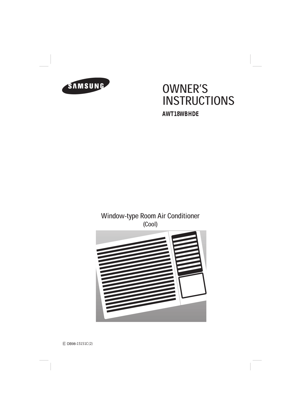 Samsung AWT18WBHDFD, AWT18WBHDED User Manual