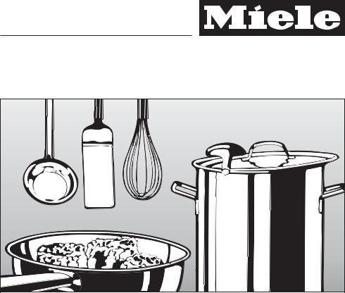 Miele KM 5940, KM 5950 User manual