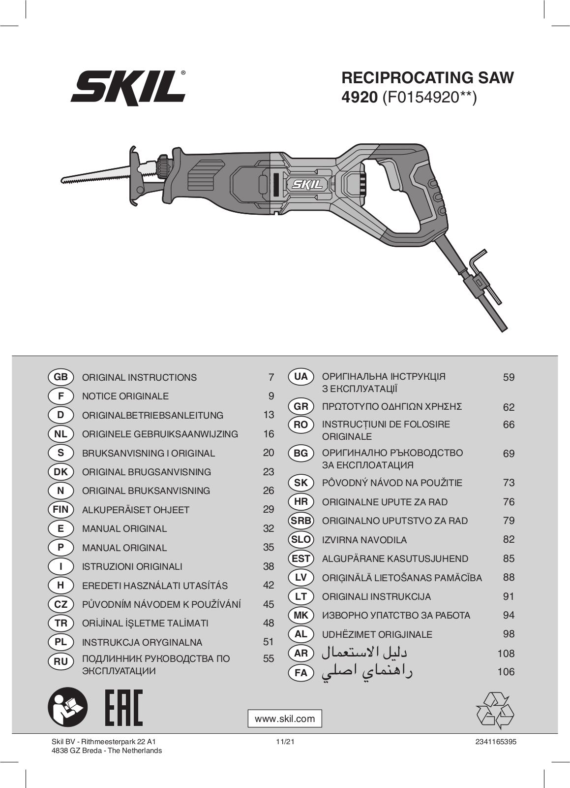 SKIL 4920 User guide - ManualMachine.com
