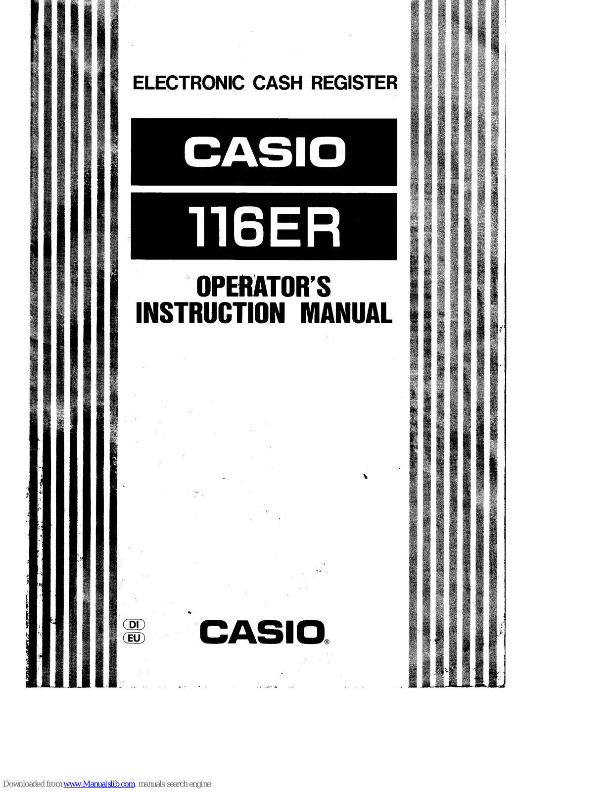 Casio 116ER Operator's Instruction Manual - ManualMachine.com