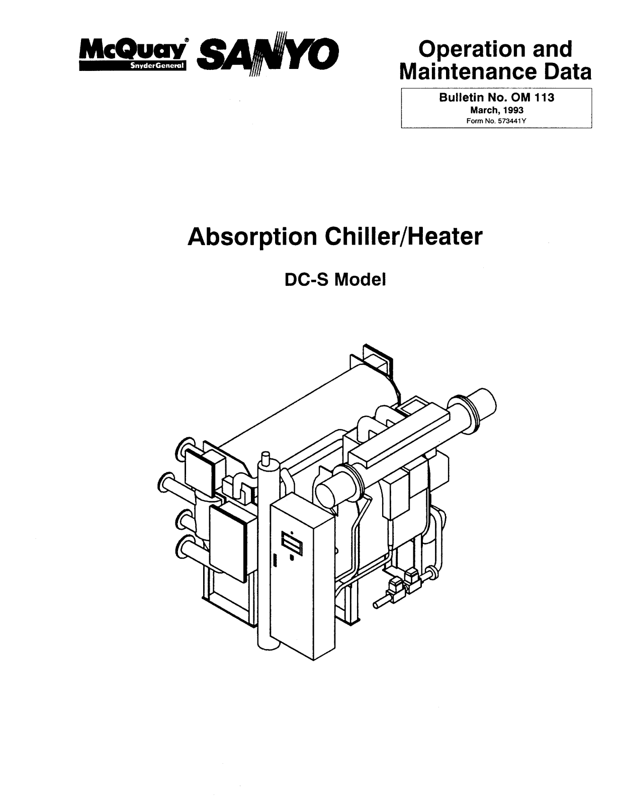 McQuay DC-S Installation  Manual