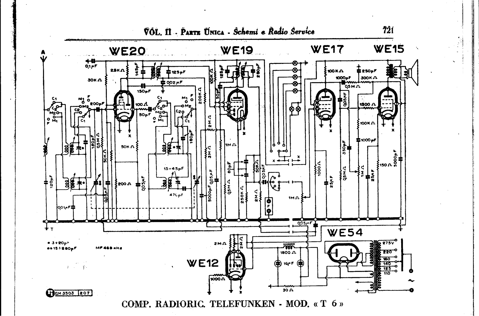 Telefunken T6 Schematic