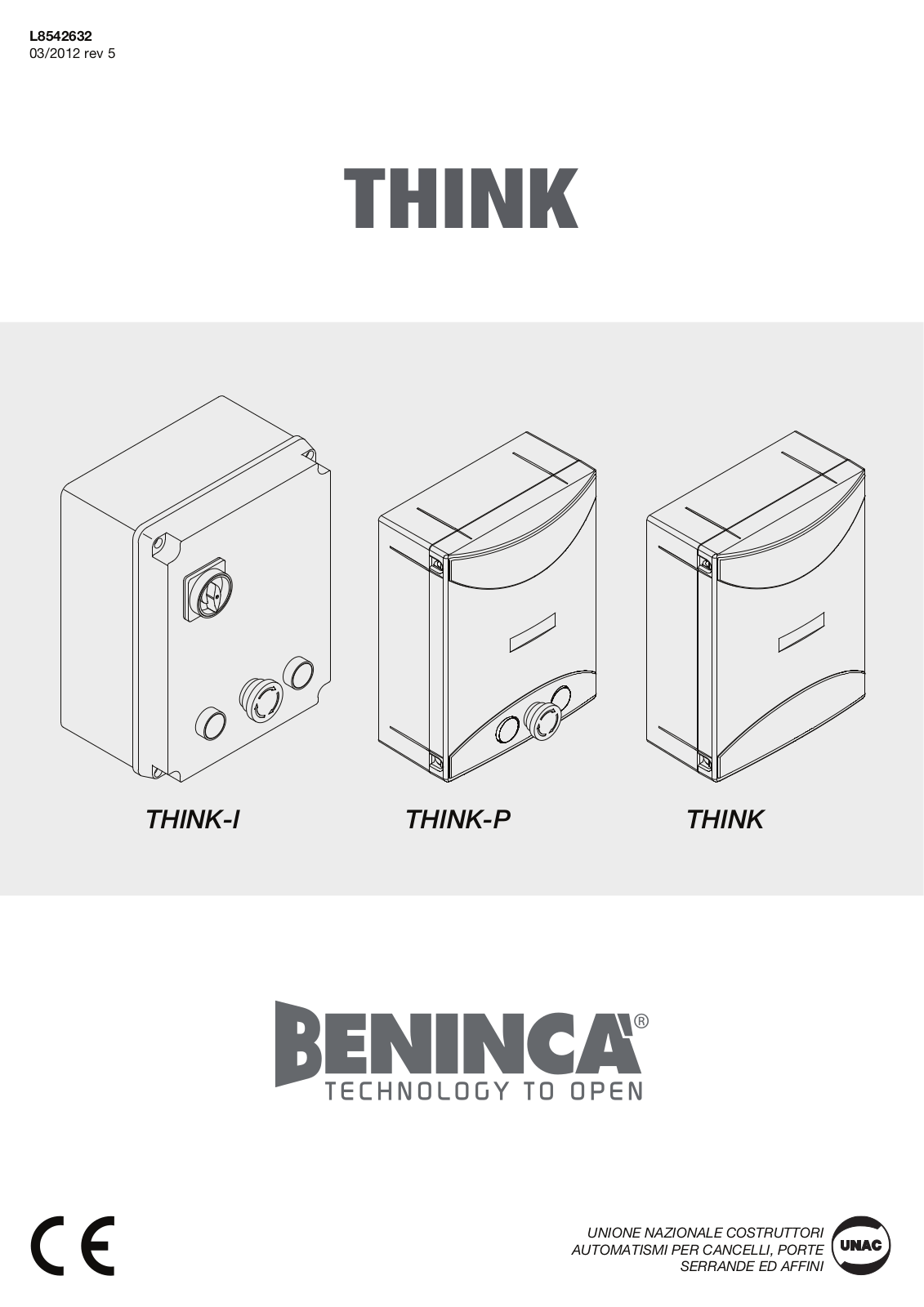 Beninca Think User Manual