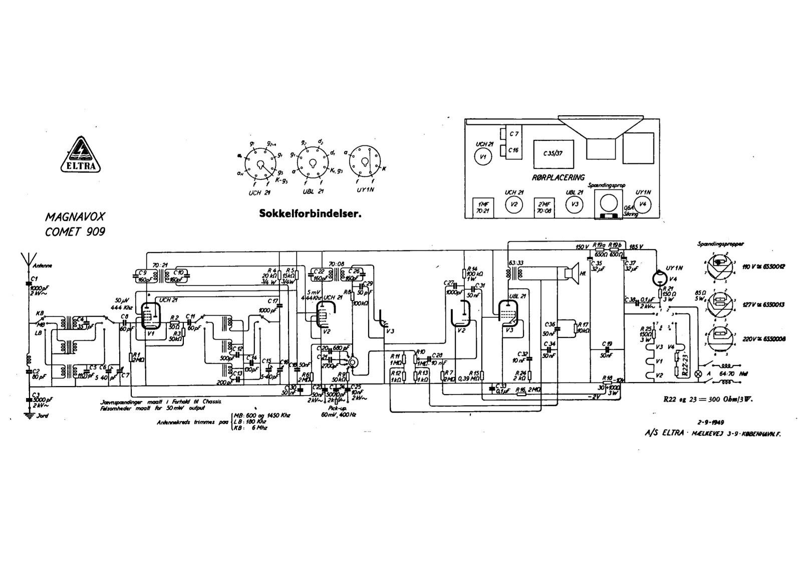 Magnavox Comet909 Schematic - ManualMachine.com