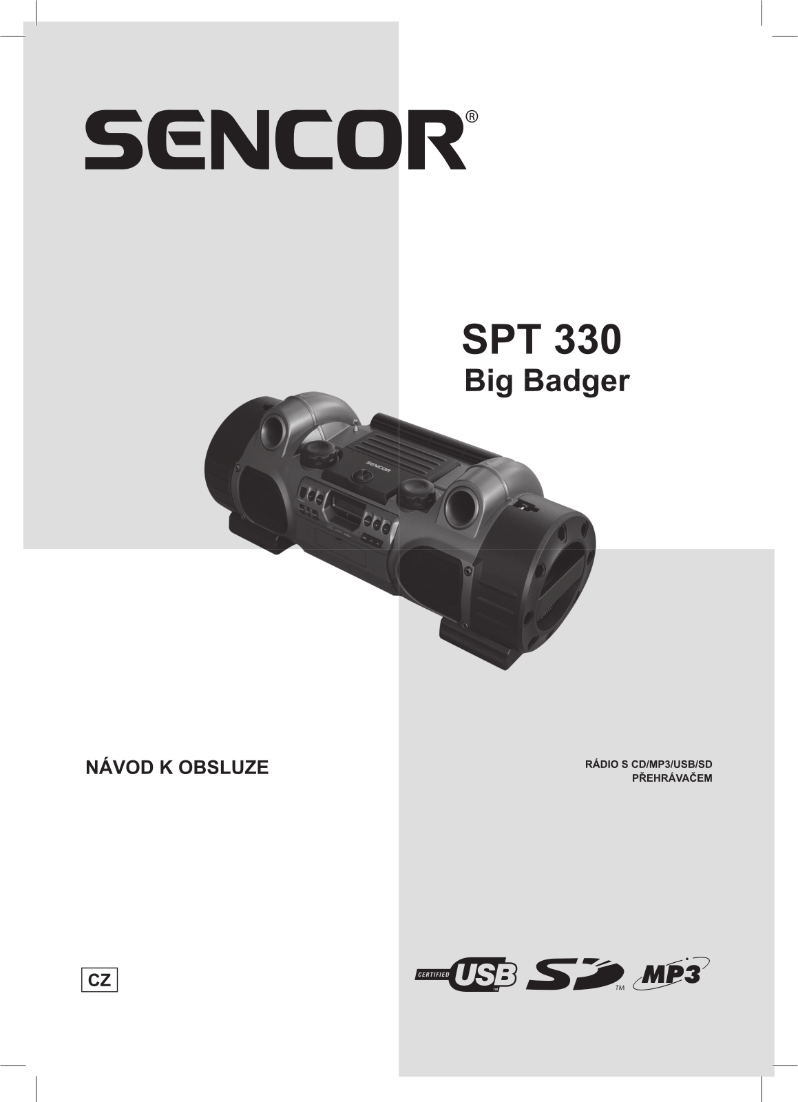 Sencor SPT 330 User Manual